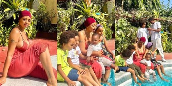 4 Years Ater Her Husband Died, SEE Adorable Photos Of Regina Chukwu And Her Children