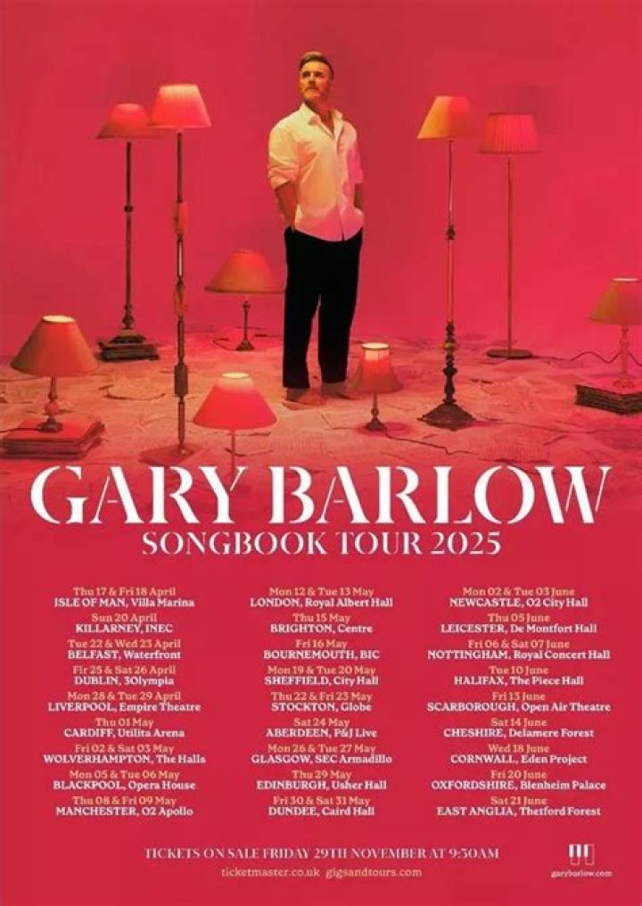 Seven songs we want Gary Barlow to sing on his solo tour