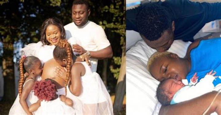 At Last It’s A Boy – Olaide Oyedeji And Husband Welcome Their 4th Child