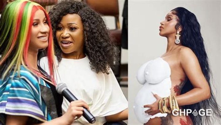 Cardi B Posts Akuapem Poloo On Her Instagram Story As Her Twin