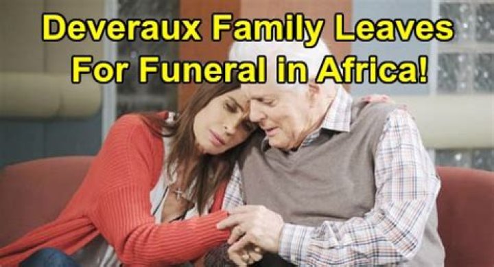Days of Our Lives Spoilers: Deveraux Family Leaves for Bill Horton Funeral in Africa – JJ Never Returns – Casey Moss Exits?
