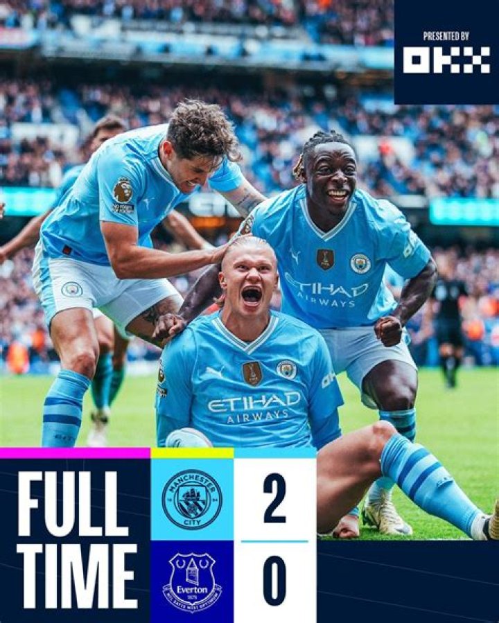 Erling Haaland Leads Manchester City to Victory with Brace Against Everton