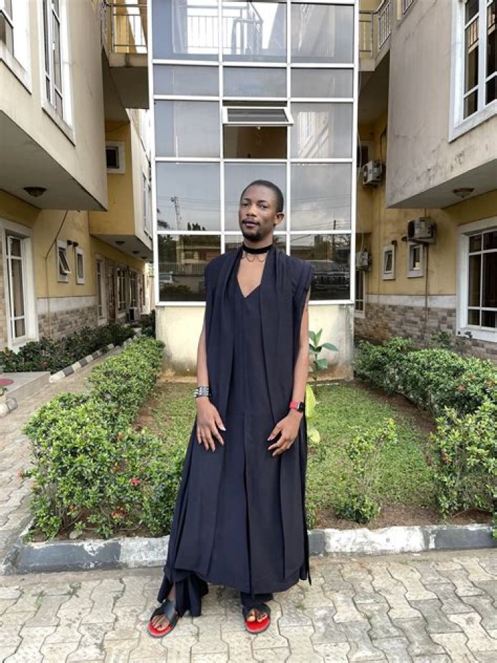 Ezra Olubi Causes A Stir With His Outfit to A Friend’s Wedding