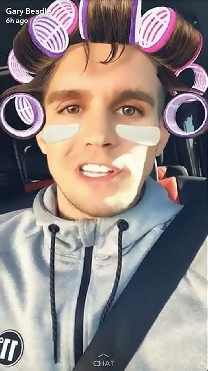 What is Gaz Beadle's Snapchat?