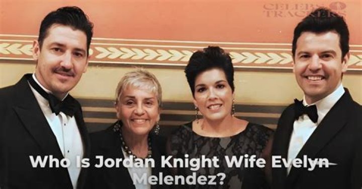 Is Evelyn Melendez still married to Jordan Knight? All You Need To Know