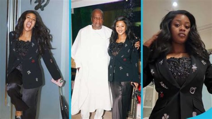 John Mahama’s Beautiful Daughter Farida Mahama Caught Flirting With Jackie Appiah’s Son, Damien