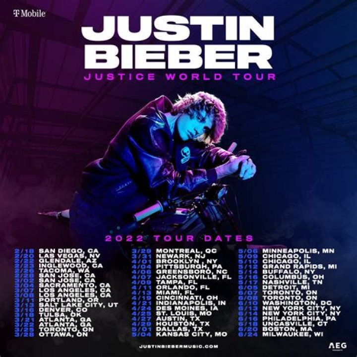 Justin Bieber Announces New 'Justice World Tour' Dates