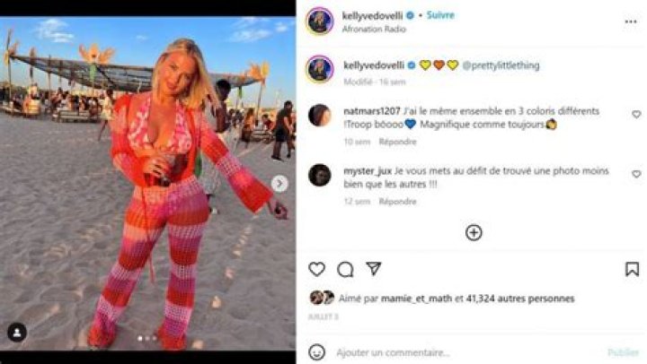 Kelly Vedovelli Poids Taille