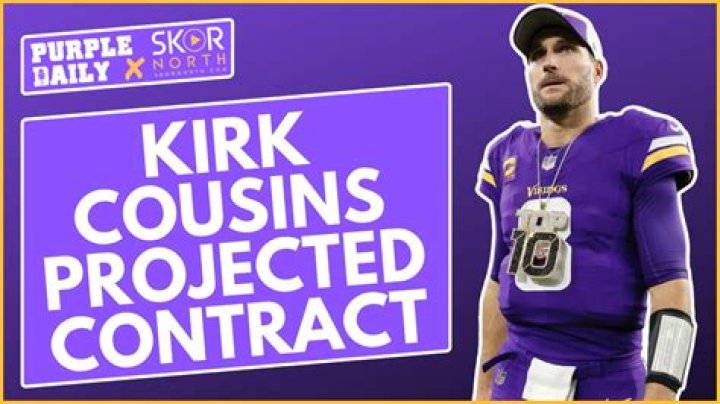 Kirk Cousins Massive Contract; Vikings, NFL, Wife, Net Worth, Height