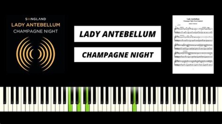 Lady Antebellum Release New Single 'Champagne Night'
