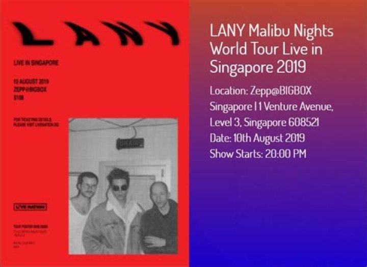 LANY announce mammoth 'Malibu Nights' 2019 world tour