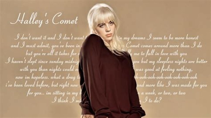 LYRICS: Billie Eilish – Halley’s Comet