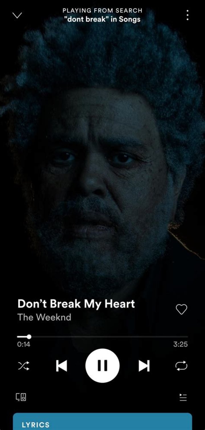 LYRICS: The Weeknd – Don’t Break My Heart