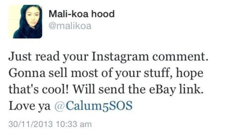 What is Mali-Koa Hood's Snapchat?