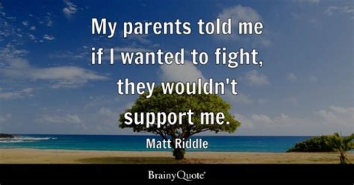 Who Are Matt Riddle Parents?