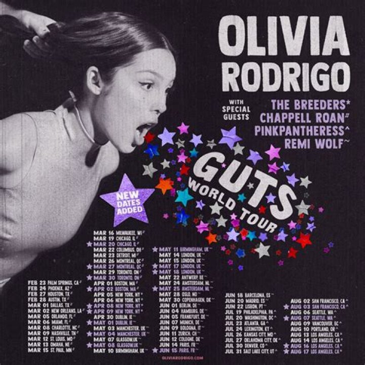 Olivia Rodrigo Announces GUTS World Tour: Everything You Need to Know