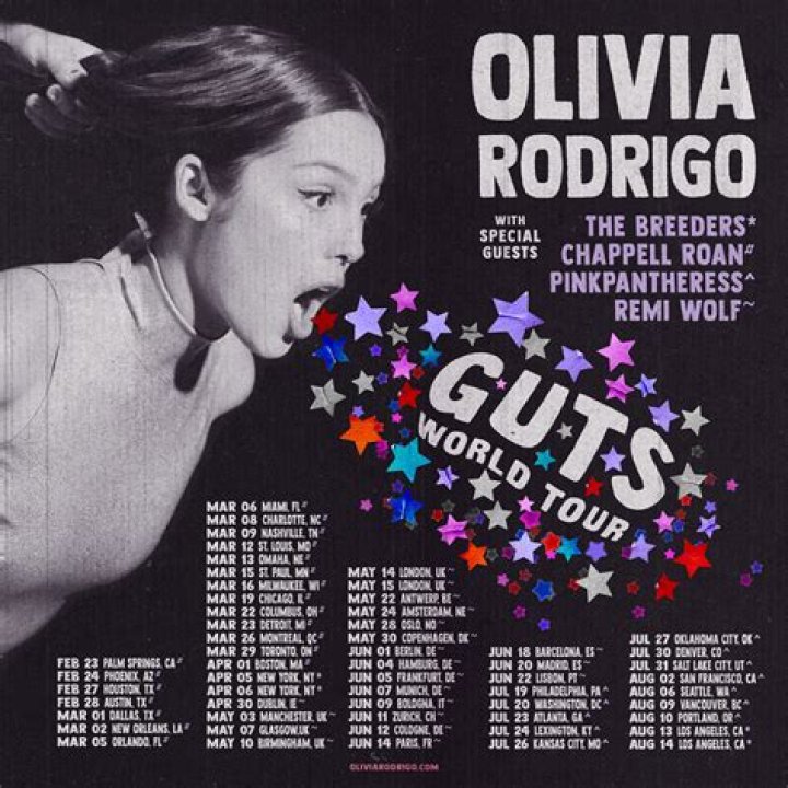 Olivia Rodrigo has revealed the GUTS tracklist (!!!)