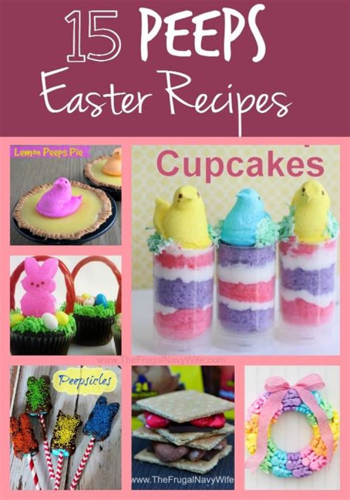 *Peep* these delish recipes starring your fave Easter treat