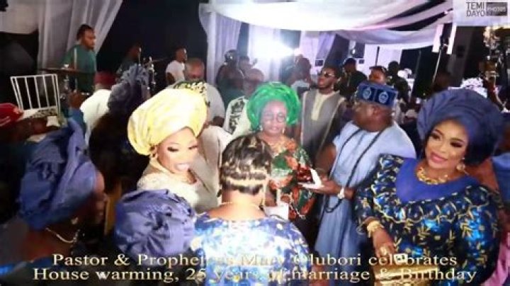 Prophetess Mary Olubori Spits In Water For Members Deliverance