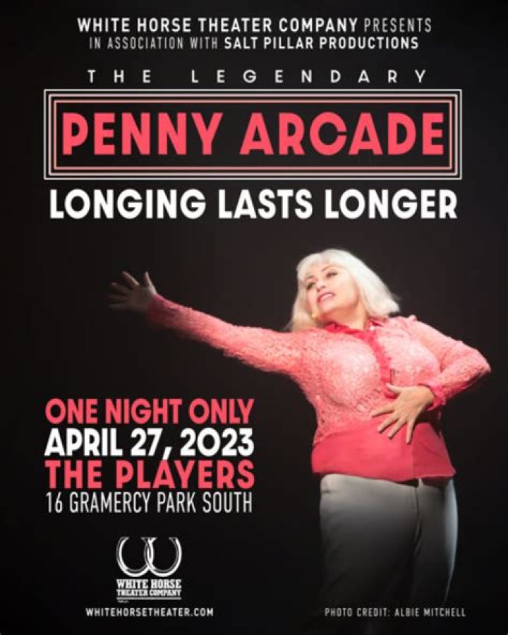 REVIEW: Penny Arcade in her LONGING LASTS LONGER