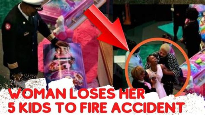 SAD: Woman Loses Her 5 Children On Her Birthday In Fire Accident – Photos