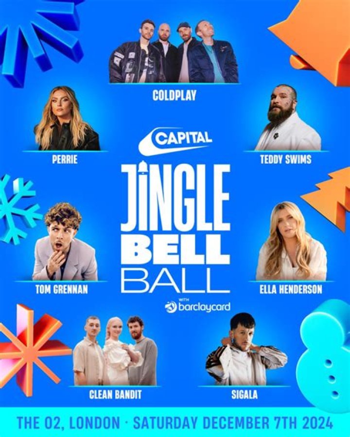Sam Smith, Anne-Marie and more to perform at Capital's Jingle Bell Ball