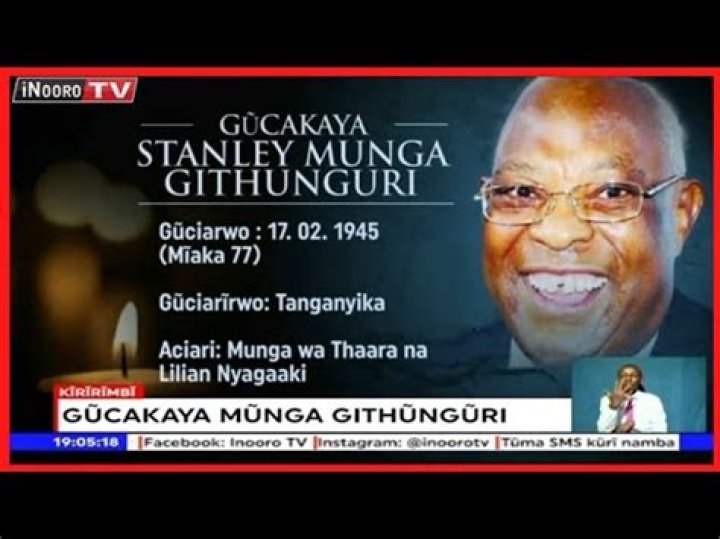 Fame | Stanley Munga Githunguri net worth and salary income estimation Jan, 2024