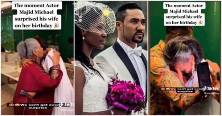 The Moment Majid Michel’s Wife, Virna Almost Gave Social Media Users A FREE SHOW – VIDEO