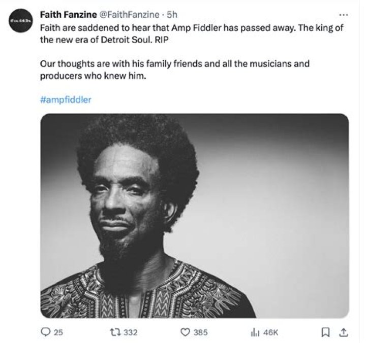 Amp Fiddler Death: What Happened To Amp Fiddler?