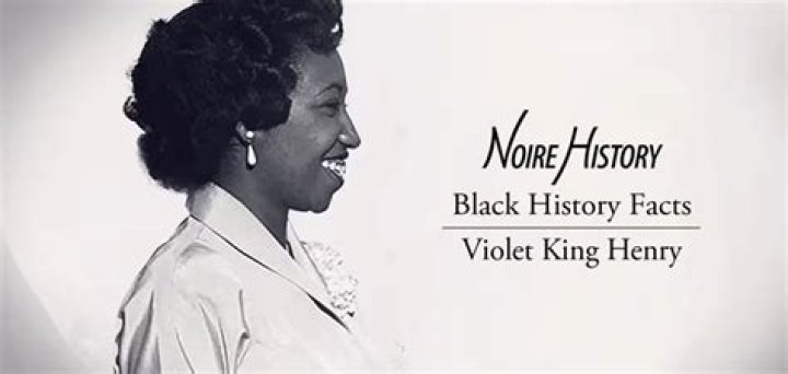 What is Violet King Henry best known for?