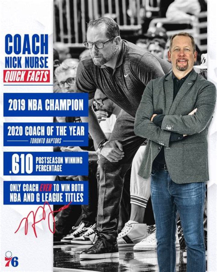 Who Is Nick Nurse?, Birthday, Height, Family, Social Media